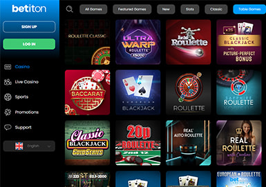 The Betiton Online Blackjack Casino