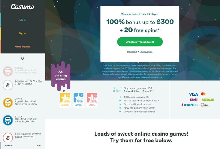 Blackjack rules by casino