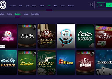 The Grosvenor Online Blackjack Casino