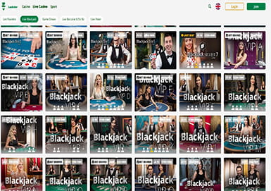 The Luckster Online Blackjack Casino