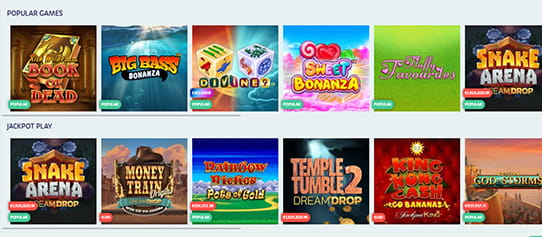 The PlayOJO Online Casino Game Selection in the UK
