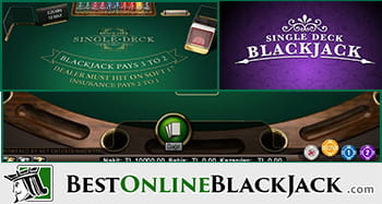 Single Deck Blackjack rules