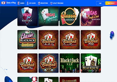 The Slots’n Play Online Blackjack Casino